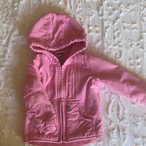 Carhartt 2T Sherpa lined jacket in pink